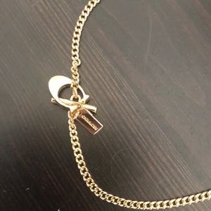 Coach gold color necklace!!